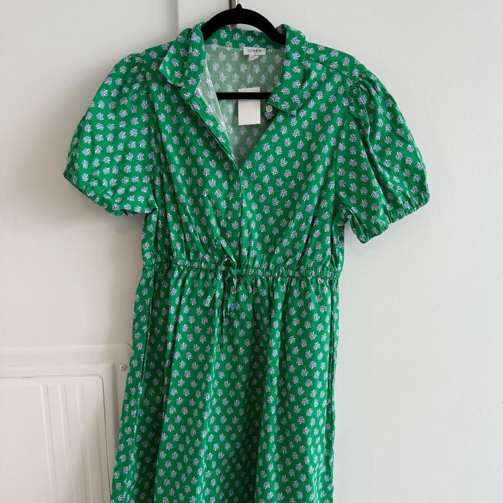 J CREW GREEN DRESS